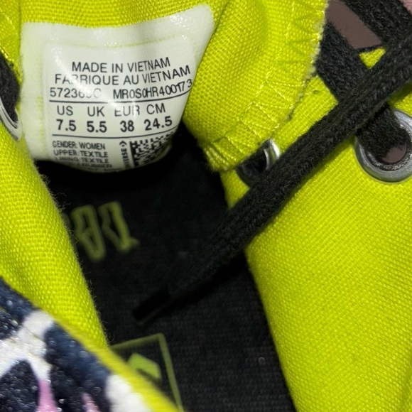 Converse Velvet Rainbow Leopard Chuck Taylor 70 High Top Sneakers size 7.5 - Picture 8 of 10